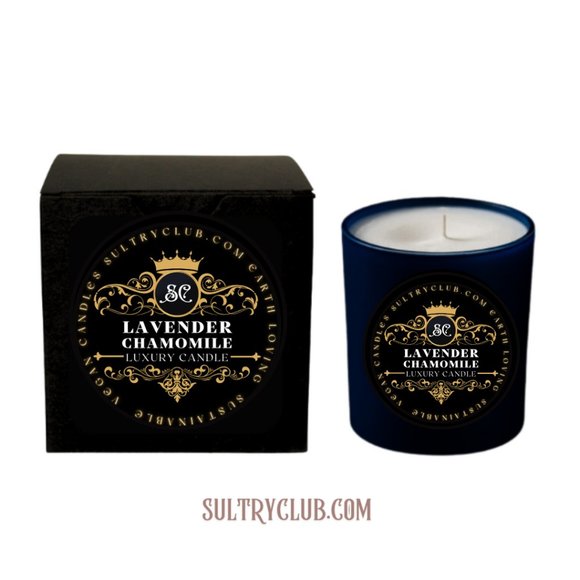 LAVENDER CHAMOMILE LUXURY CANDLE - Picture 2 of 2